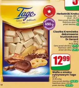 Dino Wafle o smaku cytrynowym Tago oferta