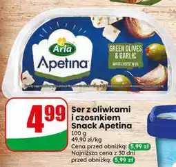 Dino Ser z oliwkami i czosnkiem Snack Apetina oferta