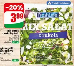 Dino Mix sałat z rukolą Avit FreshLine oferta