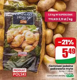 Dino Ziemniaki jadalne pakowane myte polskie oferta