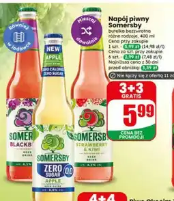 Dino Napój piwny Somersby butelka bezzwrotna oferta