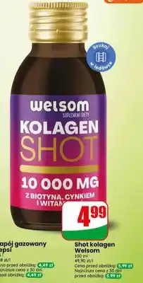 Dino Shot kolagen Welsom 10000mg z biotyną cynkiem i witaminami oferta