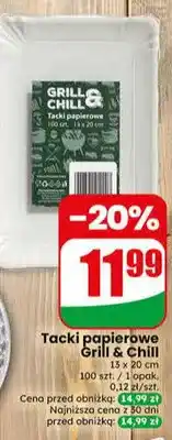 Dino Tacki papierowe Grill & Chill 13x20cm oferta