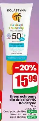 Dino Krem ochronny dla dzieci i niemowląt SPF50 Kolastyna oferta