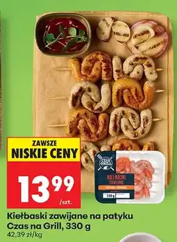 Biedronka Kiełbaski zawijane na patyku Czas na Grill oferta