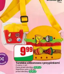 Dino Torebka silikonowa z przypinkami burger oferta