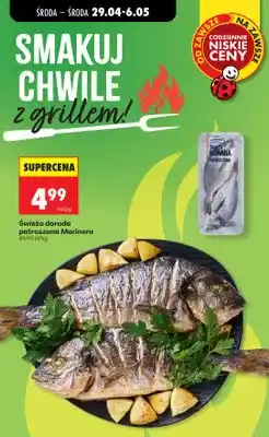 Biedronka Świeża dorada patroszona Marinero oferta