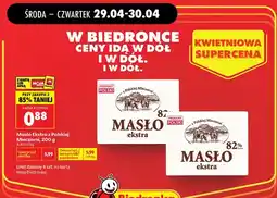 Biedronka Masło Ekstra z Polskiej Mleczarni 82% oferta