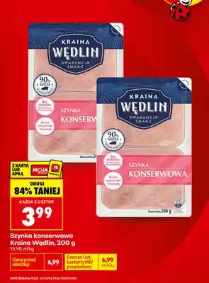 Biedronka Szynka konserwowa Kraina Wędlin oferta