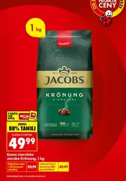 Biedronka Kawa ziarnista Jacobs Krönung Signature oferta