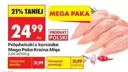 Biedronka Polędwiczki z kurczaka Mega Paka Kraina Mięs oferta