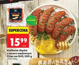 Biedronka Kiełbasa śląska z serem wędzonym Czas na Grill oferta