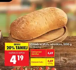 Biedronka Chleb w stylu włoskim oferta