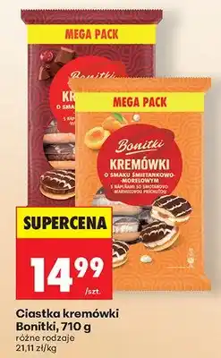 Biedronka Ciastka kremówki Bonitki oferta