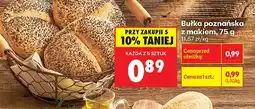 Biedronka Bułka poznańska z makiem oferta