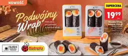 Biedronka Double Wrap Sushi Sakura łosoś surowy i serek z mango oferta
