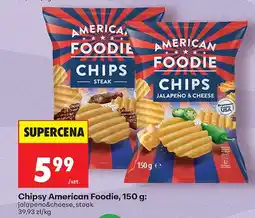 Biedronka Chipsy American Foodie jalapeño & cheese oferta