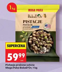 Biedronka Pistacje prażone solone Mega Paka BakaD'Or oferta