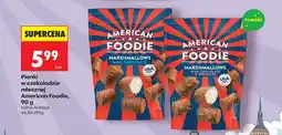 Biedronka Pianki w czekoladzie mlecznej American Foodie Marshmallows Milk Chocolate oferta