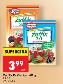 Biedronka Żelfix Dr.Oetker 2:1 oferta
