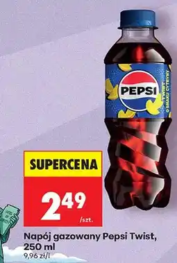 Biedronka Napój gazowany Pepsi Twist o smaku cytryny oferta