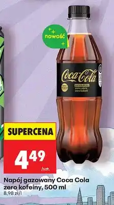 Biedronka Napój gazowany Coca-Cola zero kofeiny oferta