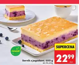 Biedronka Sernik z jagodami oferta