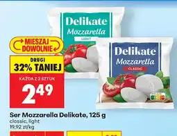 Biedronka Ser Mozzarella Delikate classic oferta