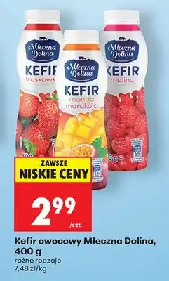 Biedronka Kefir owocowy Mleczna Dolina truskawkowy oferta