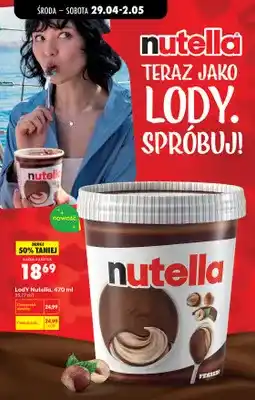 Biedronka Lody Nutella oferta