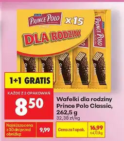 Biedronka Wafelki dla rodziny Prince Polo Classic oferta