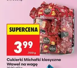 Biedronka Cukierki Michałki klasyczne Wawel na wagę oferta