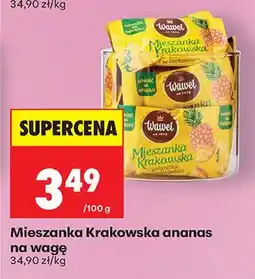 Biedronka Mieszanka Krakowska ananas Wawel na wagę oferta