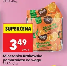 Biedronka Mieszanka Krakowska pomarańczowa na wagę Wawel oferta