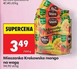 Biedronka Mieszanka Krakowska mango Wawel na wagę oferta