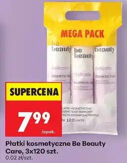 Biedronka Płatki kosmetyczne Be Beauty Care MEGA PACK oferta