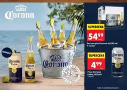 Biedronka Zestaw piw Corona Extra 6x330ml + cooler oferta