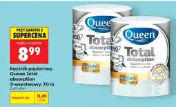 Biedronka Ręcznik papierowy Queen Total absorption 3-warstwowy oferta