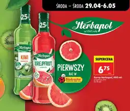 Biedronka Syrop Herbapol grejpfrut oferta