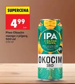 Biedronka Piwo Okocim IPA z mango i pigwą oferta
