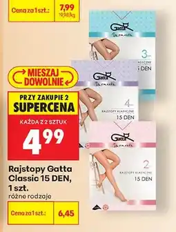 Biedronka Rajstopy Gatta Classic 15 DEN oferta