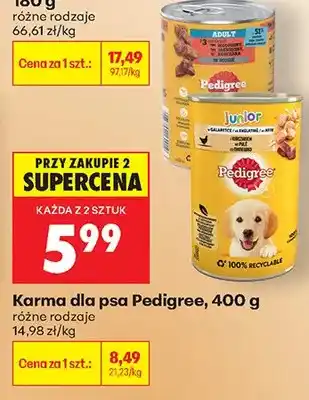 Biedronka Karma dla psa Pedigree Adult oferta