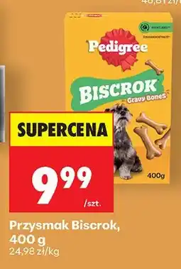 Biedronka Przysmak Biscrok Pedigree Gravy Bones oferta
