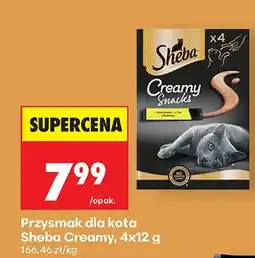Biedronka Przysmak dla kota Sheba Creamy Snacks oferta