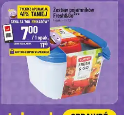 Polomarket Curver Zestaw pojemników Fresh&Go oferta