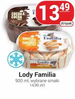 Delikatesy Sezam Lody Familia oferta