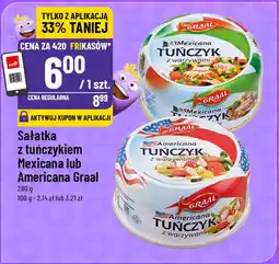 Polomarket Sałatka z tuńczykiem Mexicana lub Americana Graal oferta