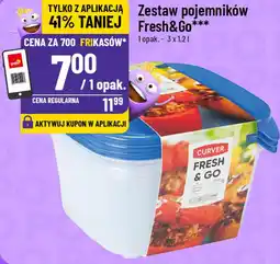 Polomarket Zestaw pojemników Fresh&Go oferta