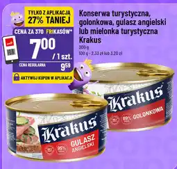 Polomarket Konserwa turystyczna, golonkowa, gulasz angielski lub mielonka turystyczna Krakus oferta