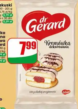 Dino Ciastka Kremówka dekorowana truskawkowa Dr Gerard oferta